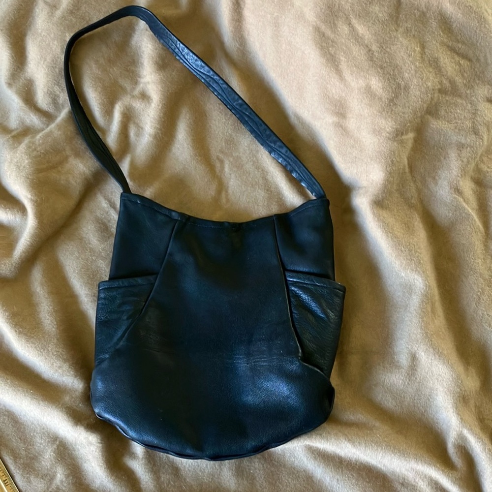 Genuine leather crossbody
